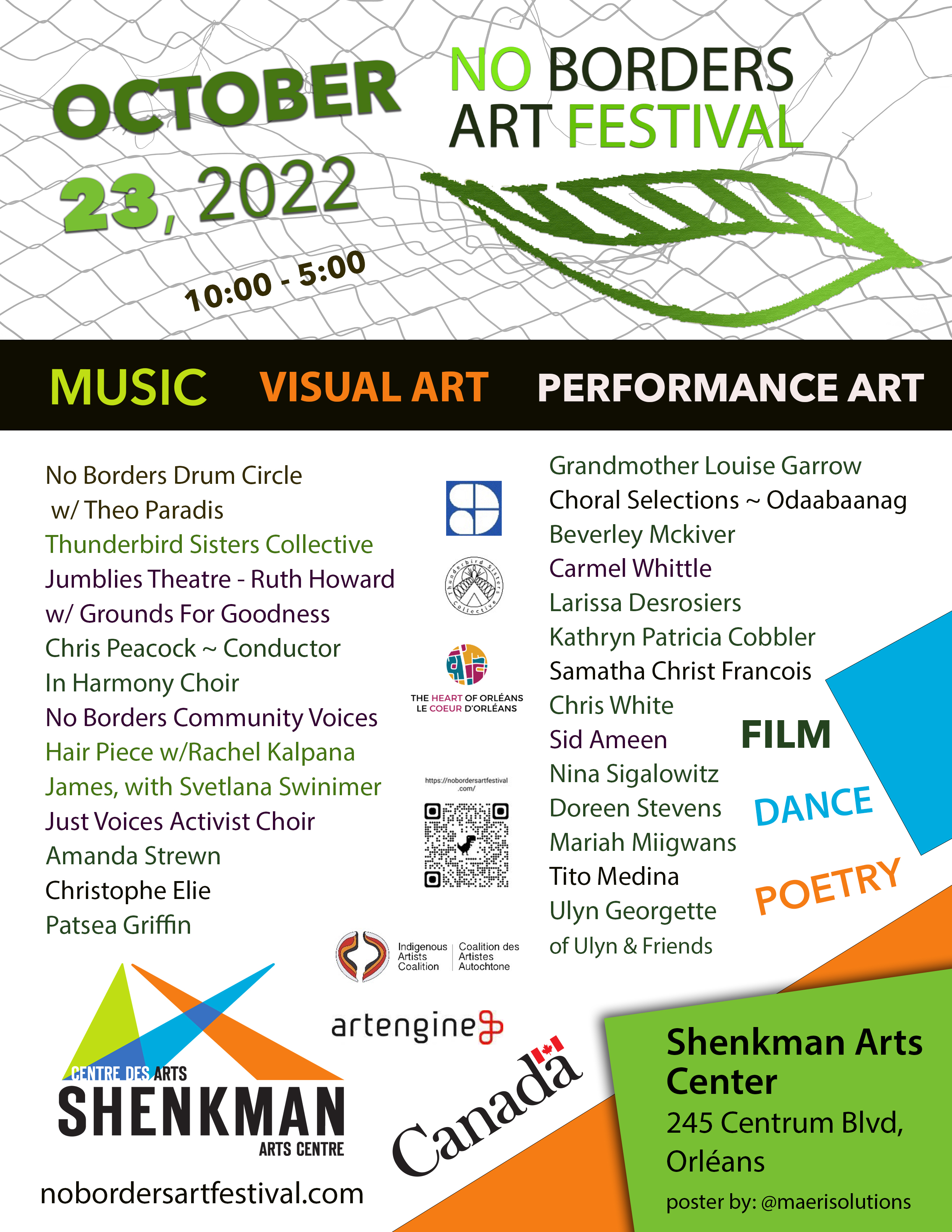 2022 Program – No Borders Art Festival